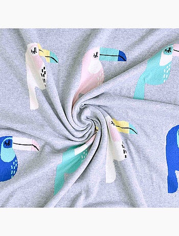 Cobertor de bebê em algodão orgânico gots | sevira kids