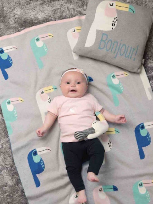 Cobertor de bebê em algodão orgânico gots | sevira kids - Kiabi