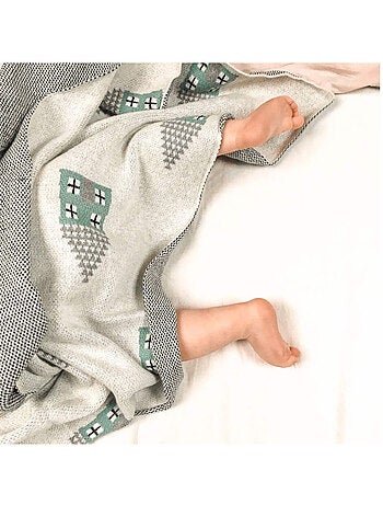 Cobertor de bebê em algodão orgânico gots | sevira kids