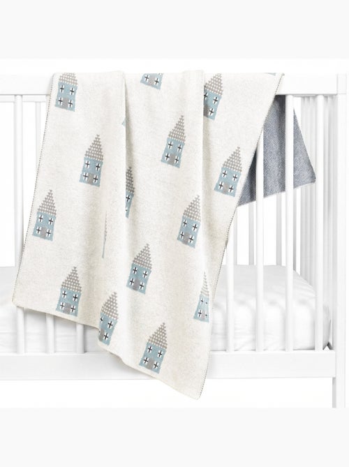 Cobertor de bebê em algodão orgânico gots | sevira kids - Kiabi Cobertor de bebê em algodão orgânico gots | sevira kids - Kiabi
