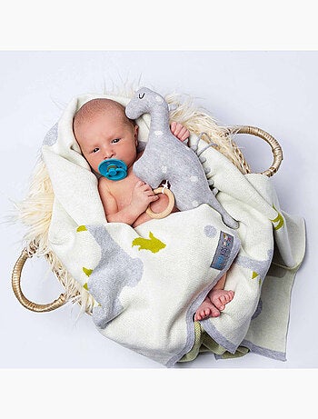 Cobertor de bebê em algodão orgânico gots | sevira kids