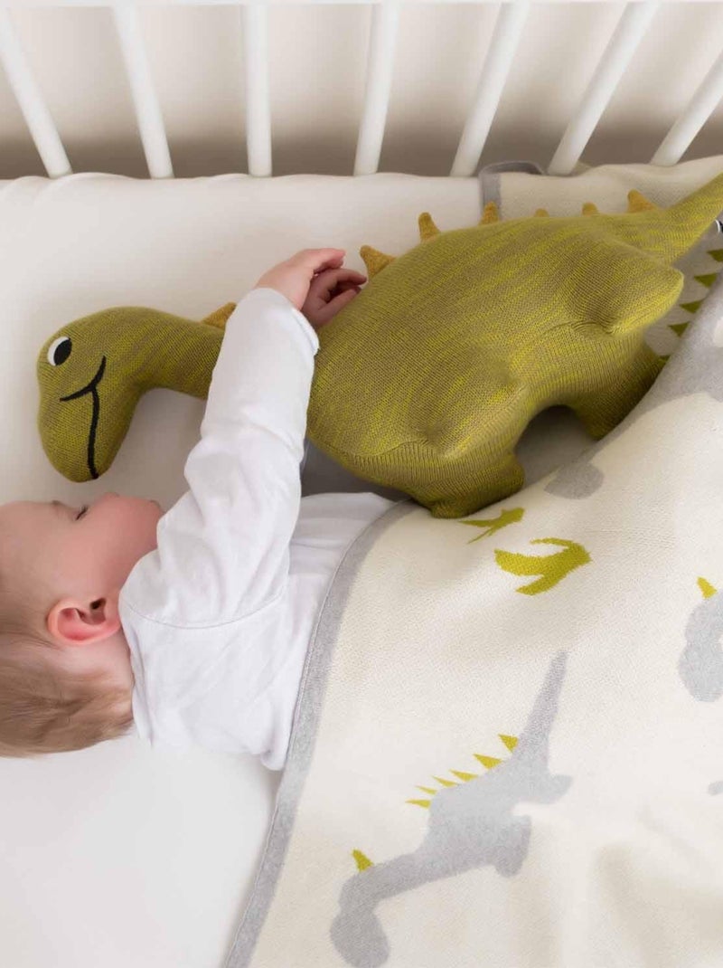Cobertor de bebê em algodão orgânico gots | sevira kids Ecru - Kiabi