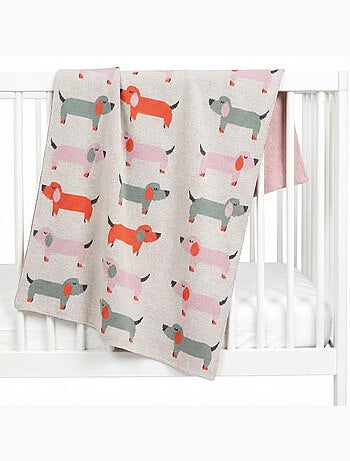 Cobertor de bebê em algodão orgânico gots | sevira kids