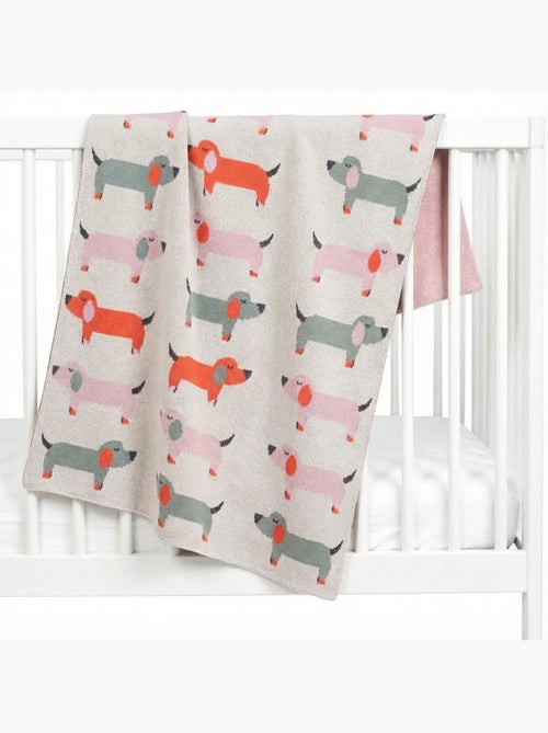 Cobertor de bebê em algodão orgânico gots | sevira kids - Kiabi Cobertor de bebê em algodão orgânico gots | sevira kids - Kiabi