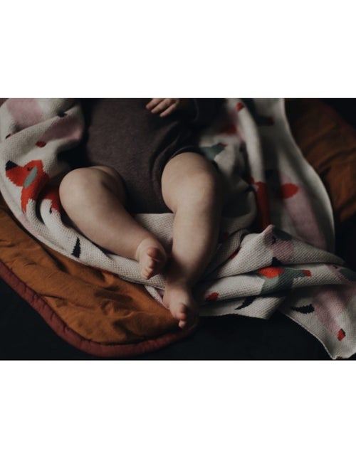 Cobertor de bebê em algodão orgânico gots | sevira kids - Kiabi Cobertor de bebê em algodão orgânico gots | sevira kids - Kiabi