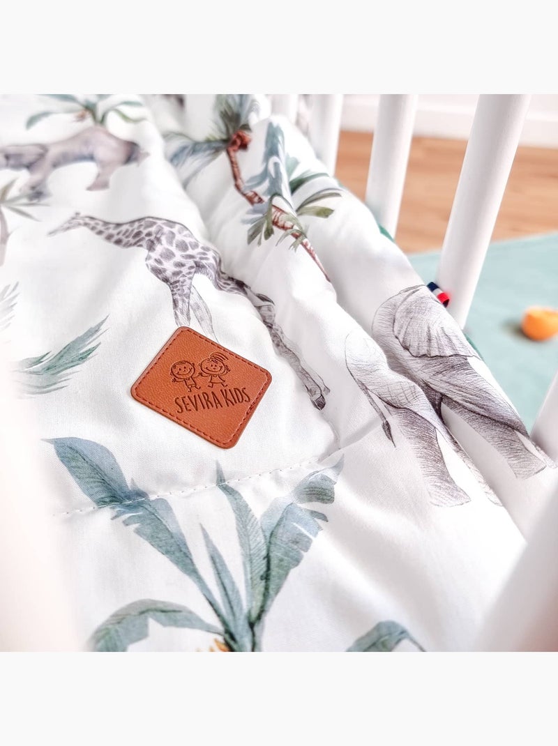 Cobertor de bebê leve e reversível em minky | sevira kids Cinza - Kiabi