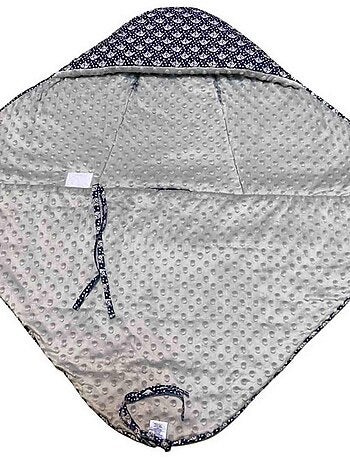 Cobertor de bolsa de dormir reversível em algodão para bebê | sevira kids