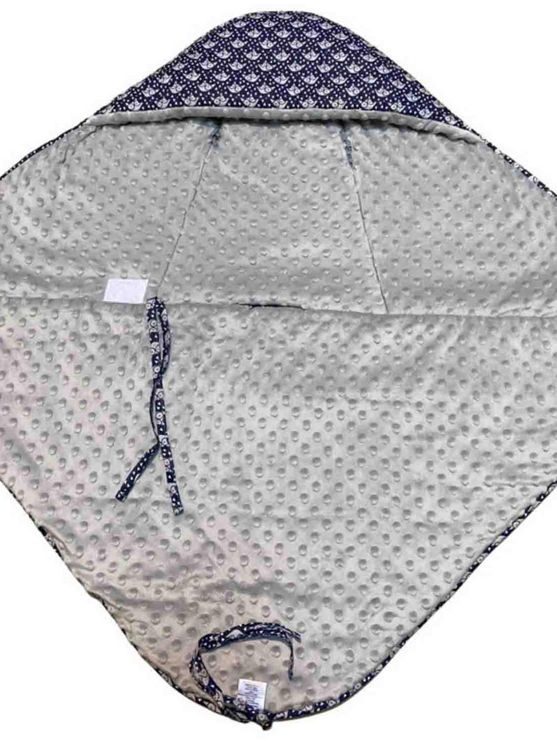 Cobertor de bolsa de dormir reversível em algodão para bebê | sevira kids Azul - Kiabi