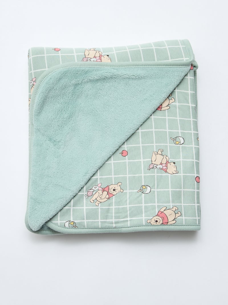 Cobertor de polar 'Winnie' Verde - Kiabi