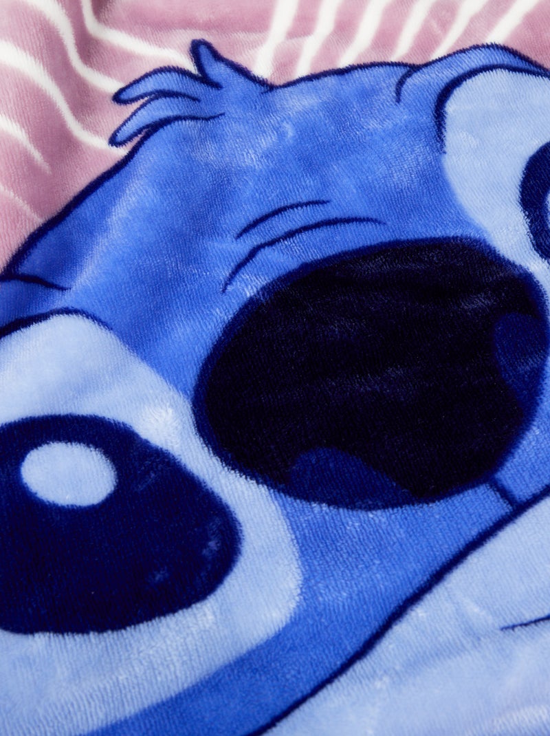 Cobertor efeito lã de carneiro 'Stitch' ROSA - Kiabi