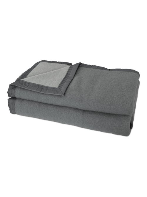 Cobertor em 100% lã nova pura 500g/m² - Kiabi Cobertor em 100% lã nova pura 500g/m² - Kiabi