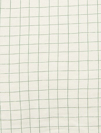 Cobertor estampado com interior efeito polar