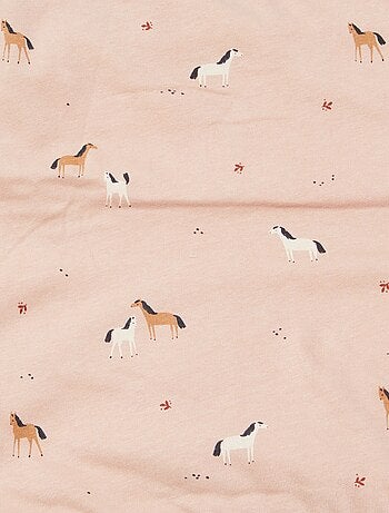 Cobertor estampado com interior em malha polar