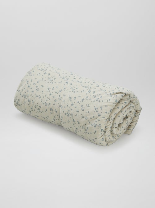 Cobertor estampado com interior em malha polar - Kiabi