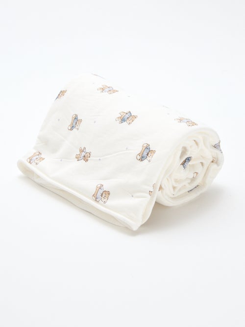 Cobertor estampado em algodão jersey - Kiabi