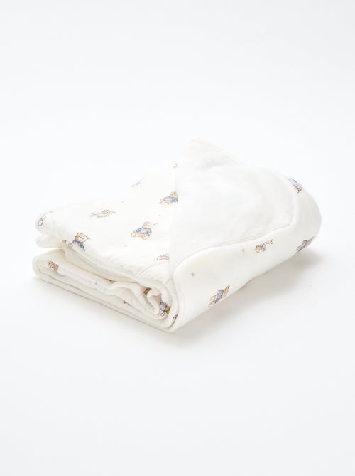 Cobertor estampado em algodão jersey - Kiabi