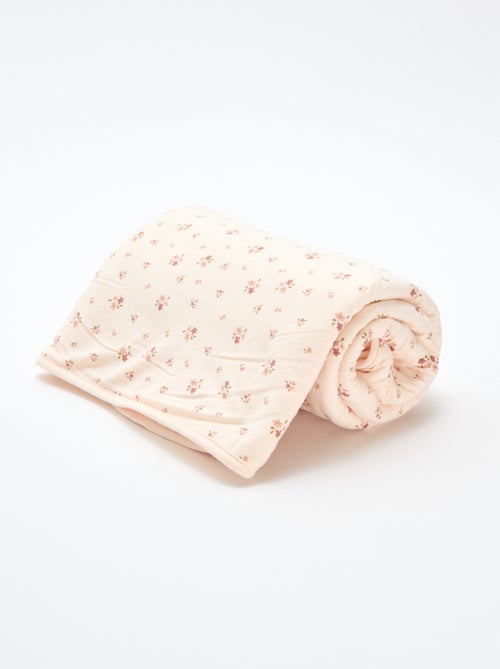 Cobertor estampado em algodão jersey - Kiabi