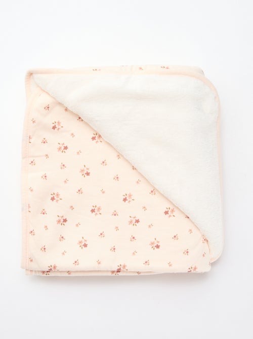 Cobertor estampado em algodão jersey - Kiabi