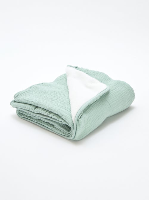 Cobertor fralda em gaze de algodão - Kiabi