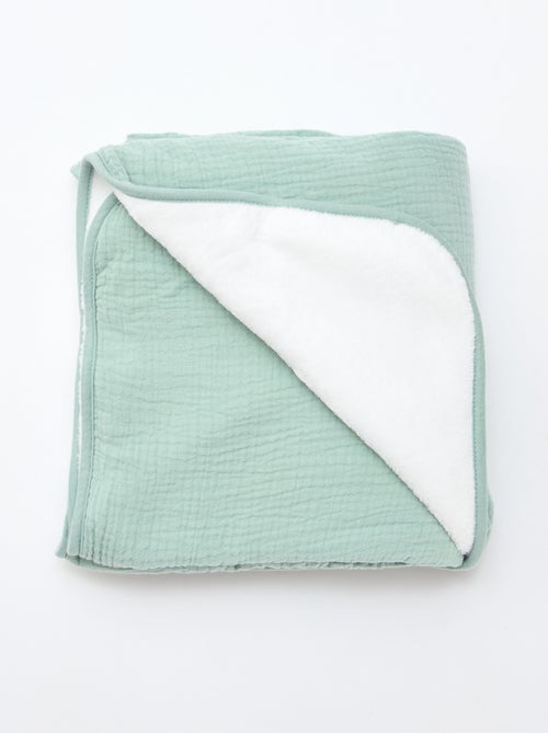 Cobertor fralda em gaze de algodão - Kiabi