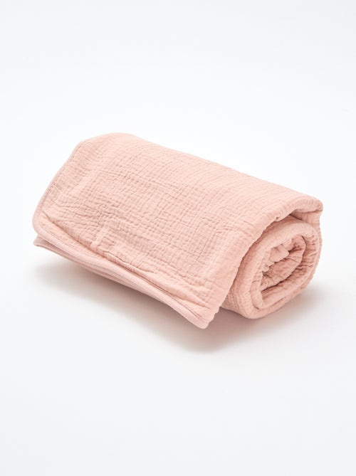 Cobertor fralda em gaze de algodão - Kiabi