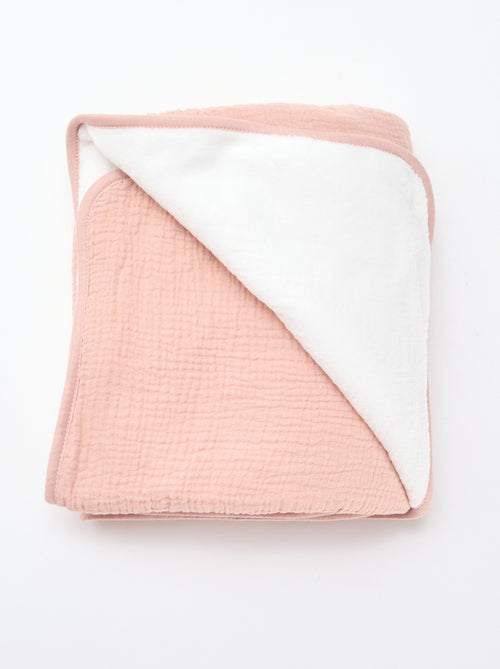 Cobertor fralda em gaze de algodão - Kiabi