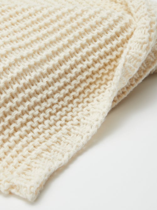 Cobertor grosso em malha - Kiabi Home - Kiabi