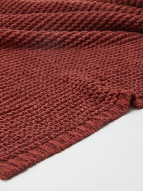 Cobertor grosso em malha - Kiabi Home - Kiabi