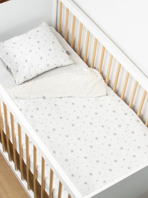 Cobertor infantil reversível em minky | sevira kids - Kiabi