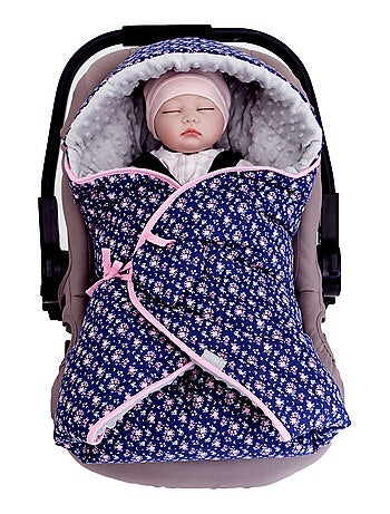 Cobertor para bebé tipo saco reversível em algodão | sevira kids