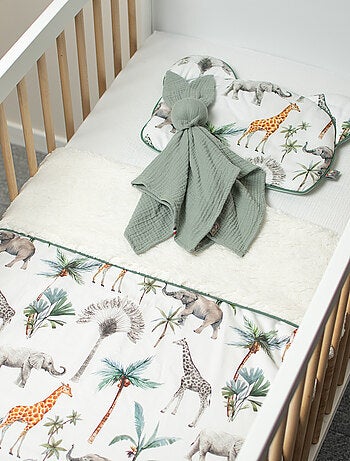Cobertor reversível para bebé com sherpa | sevira kids