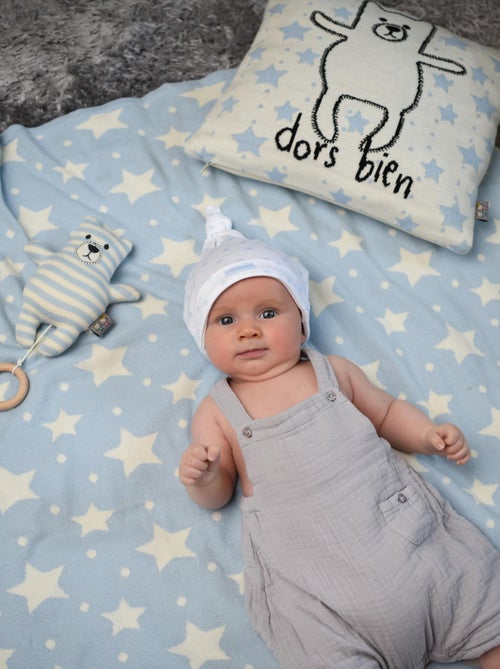 Cobertura de bebê reversível em algodão orgânico gots | sevira kids - Kiabi Cobertura de bebê reversível em algodão orgânico gots | sevira kids - Kiabi