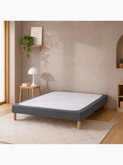 Cobertura de colchão de molas em jersey de algodão elástico - Kiabi