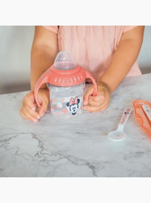 Cofre de alimentação bebê minnie mouse thermobaby com copo 250 ml - Kiabi