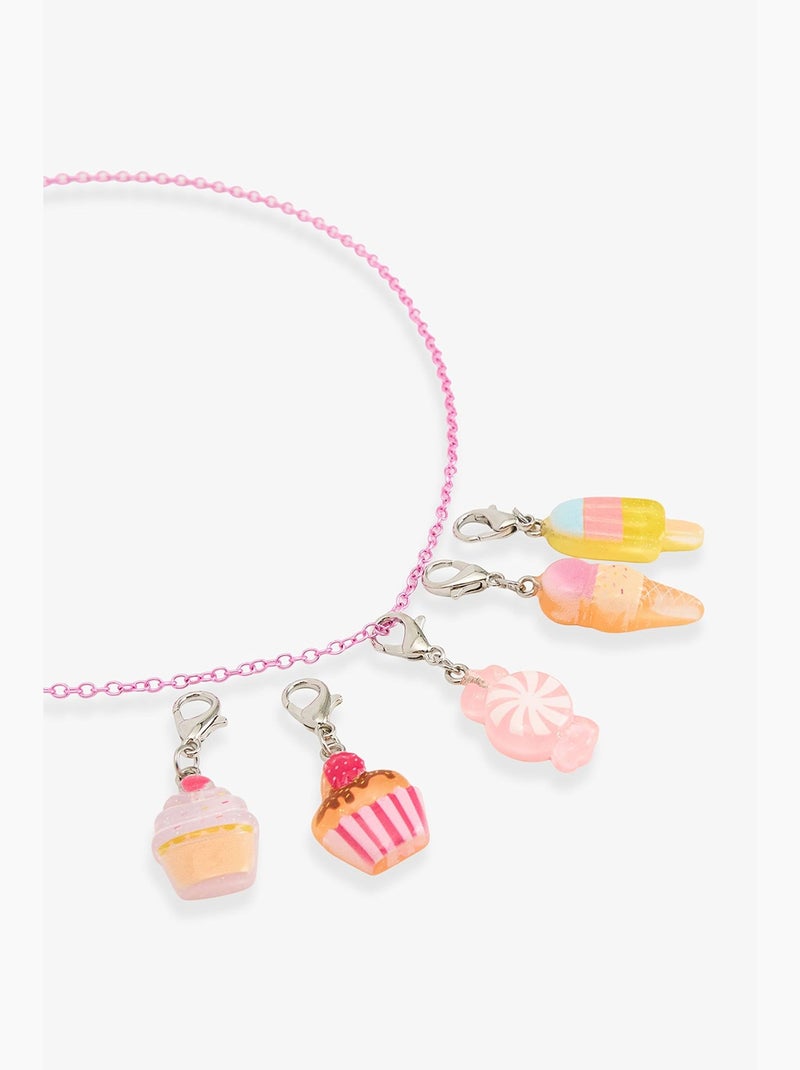 Colar charm menina penti Rosa - Kiabi