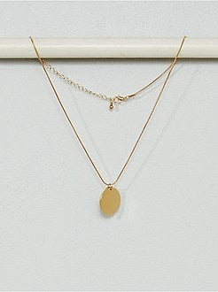 Colar com pendente redondo - Kiabi