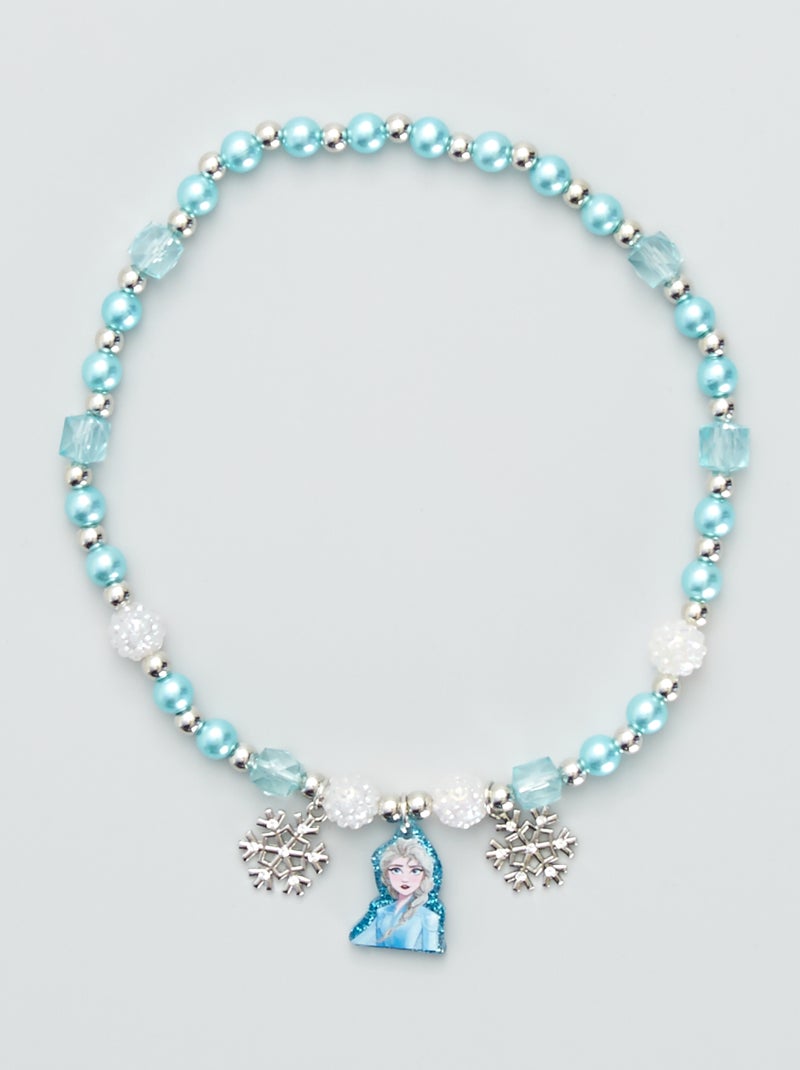 Colar de pérolas 'Frozen' Azul - Kiabi