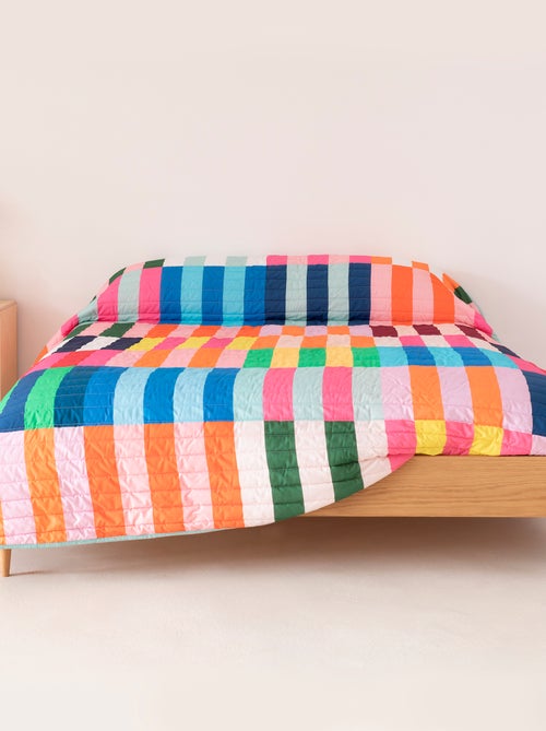 Colcha Color pop "Happyfriday" - Kiabi Colcha Color pop "Happyfriday" - Kiabi