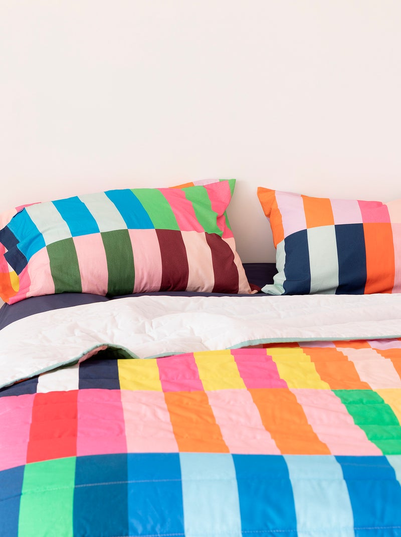 Colcha Color pop "Happyfriday" Multicolorido - Kiabi