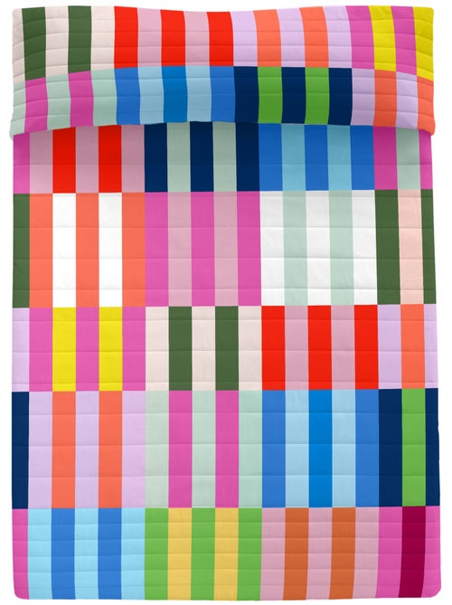 Colcha Color pop "Happyfriday" - Kiabi Colcha Color pop "Happyfriday" - Kiabi