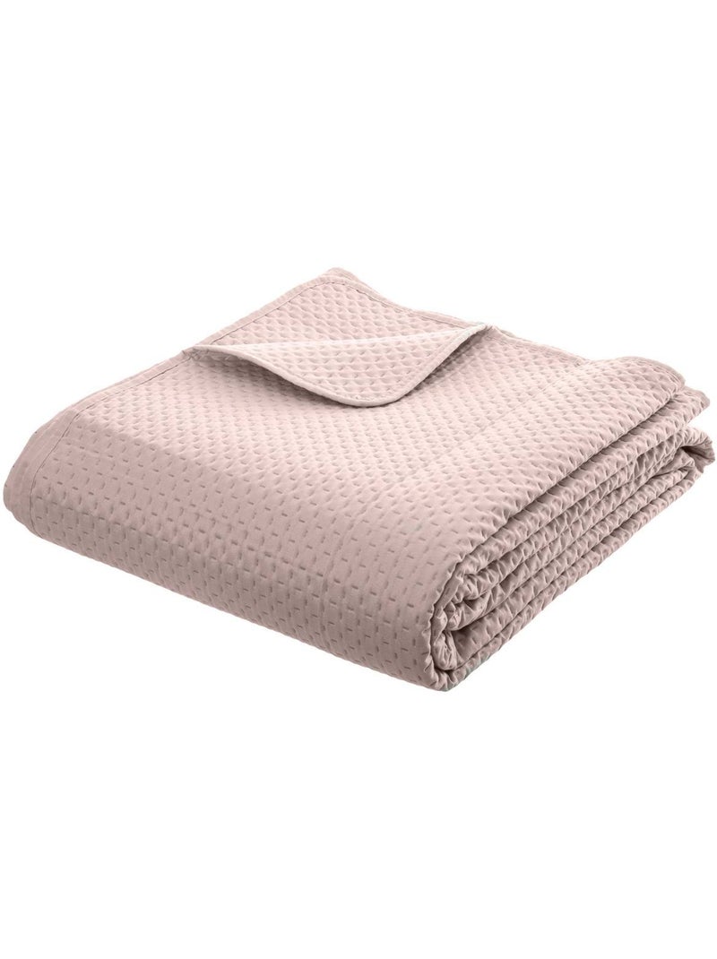 Colcha com 2 fronhas a condizer Rosa - Kiabi