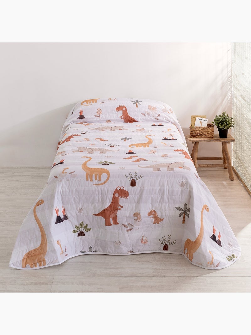 Colcha Dino family "Happyfriday" Multicolorido - Kiabi