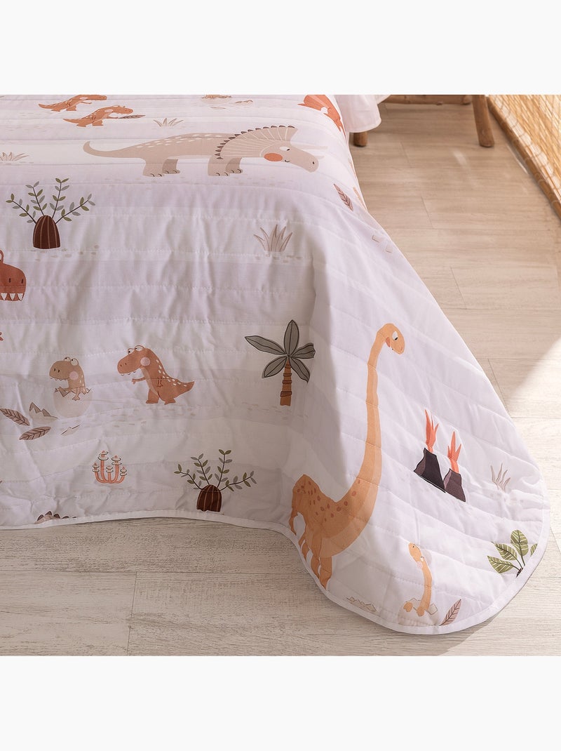 Colcha Dino family "Happyfriday" Multicolorido - Kiabi