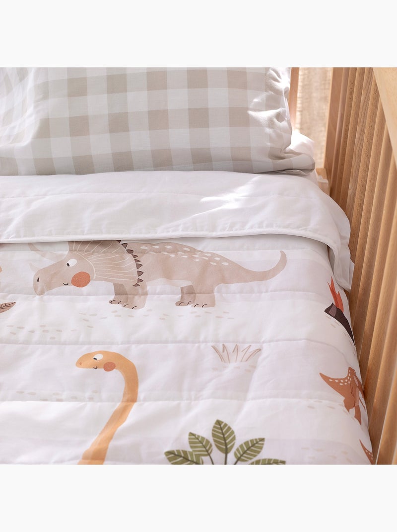 Colcha Dino family "Happyfriday" Multicolorido - Kiabi