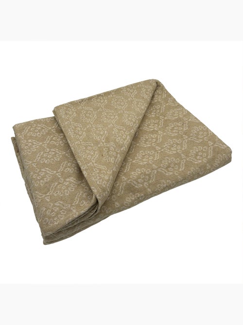 Colcha em jacquard floral - Kiabi