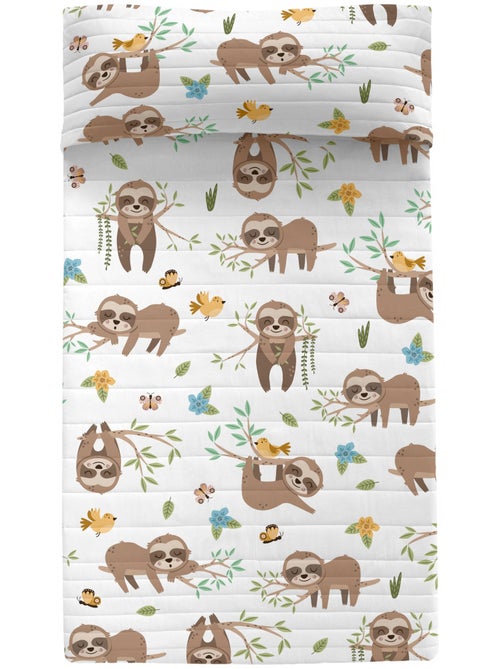 Colcha Happy sloth "Happyfriday" - Kiabi Colcha Happy sloth "Happyfriday" - Kiabi