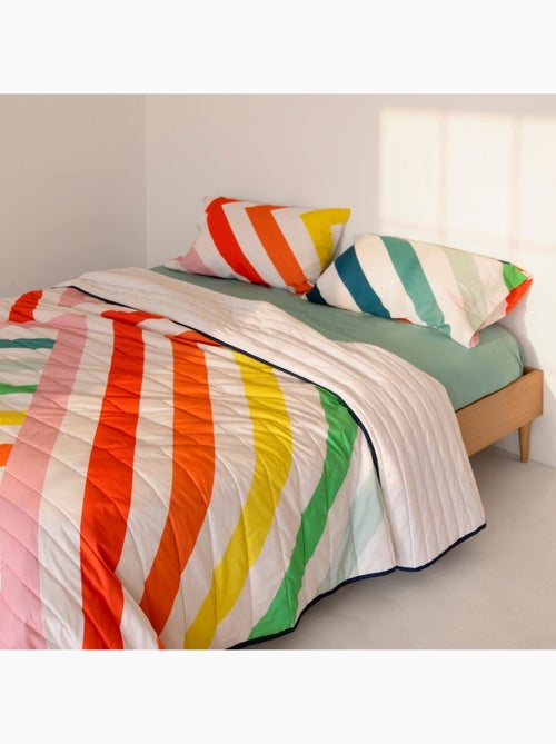 Colcha Happy stripes "Happyfriday" - Kiabi Colcha Happy stripes "Happyfriday" - Kiabi