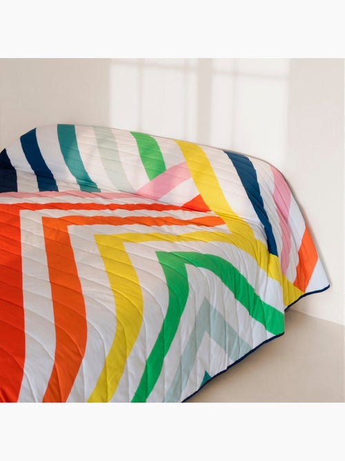 Colcha Happy stripes "Happyfriday" - Kiabi Colcha Happy stripes "Happyfriday" - Kiabi