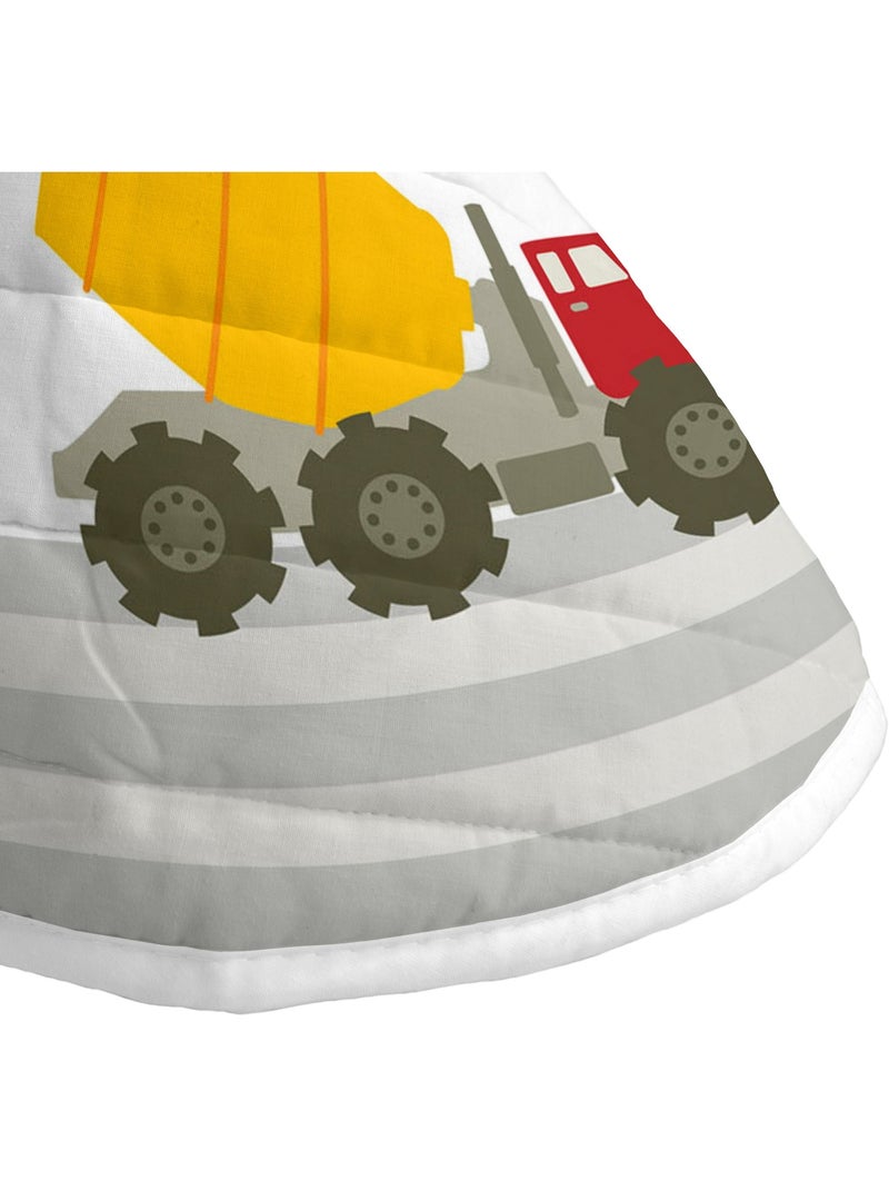 Colcha Machinery "Happyfriday" Multicolorido - Kiabi