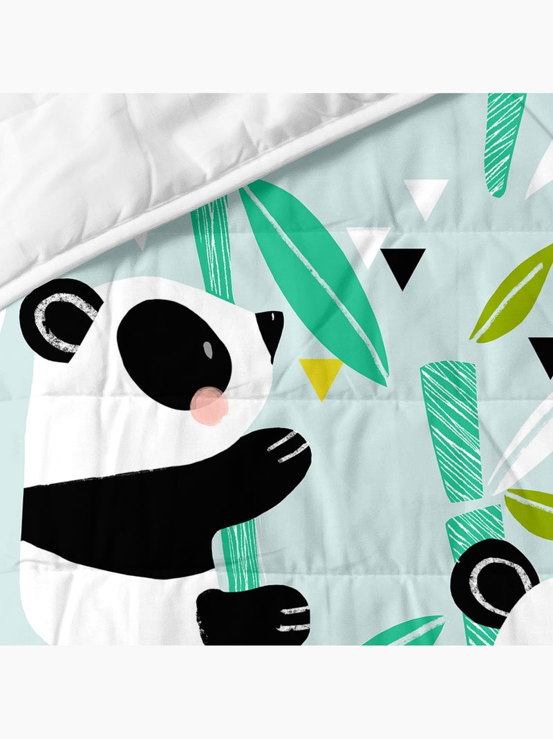 Colcha Panda garden blue "Happyfriday" Azul - Kiabi